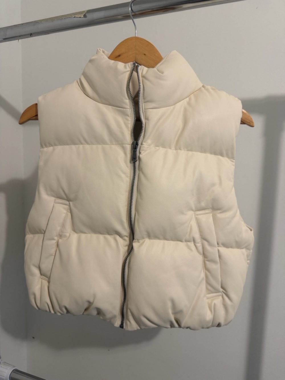 Dry Goods Cream Puffer Vest